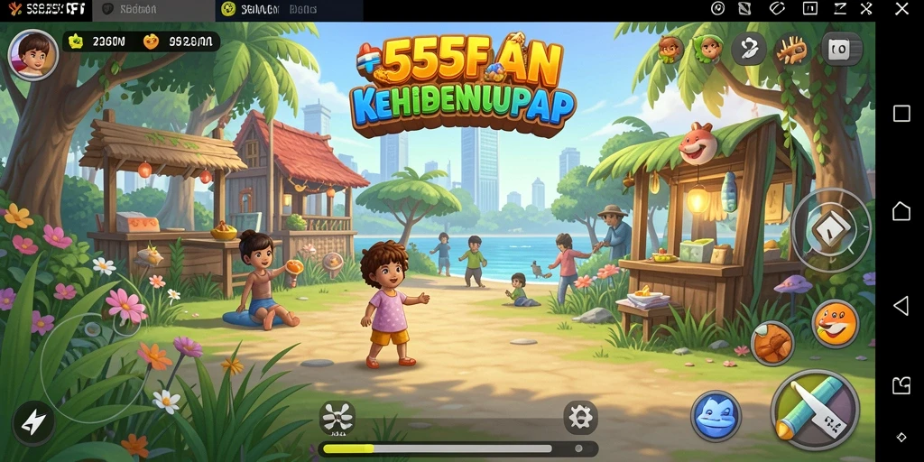 Gameplay mendebarkan dan interaksi karakter dalam 555F.