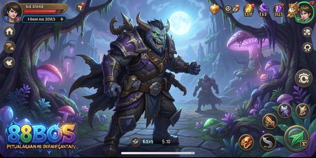 Tampilan gameplay 88BOS yang menegangkan dan penuh petualangan.