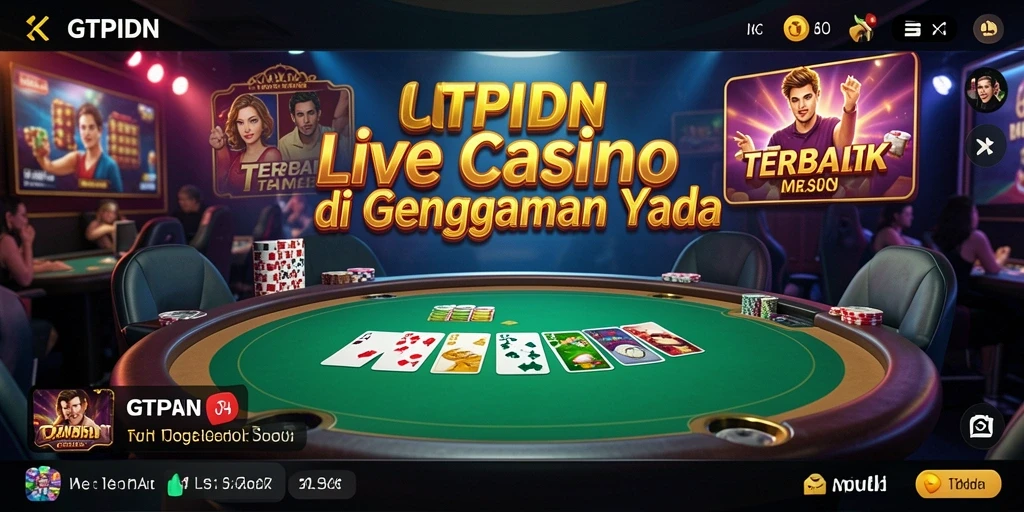 Tampilan gameplay GTPIDN dengan dealer live yang menarik dan interaktif.