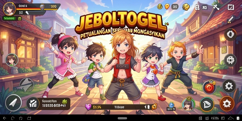 Tampilan gameplay JEBOLTOGEL yang menarik dan penuh warna.