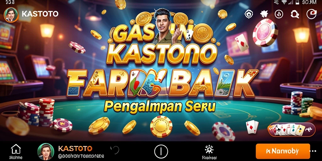 Tampilan gameplay KASTOTO yang mendebarkan dan interaktif.
