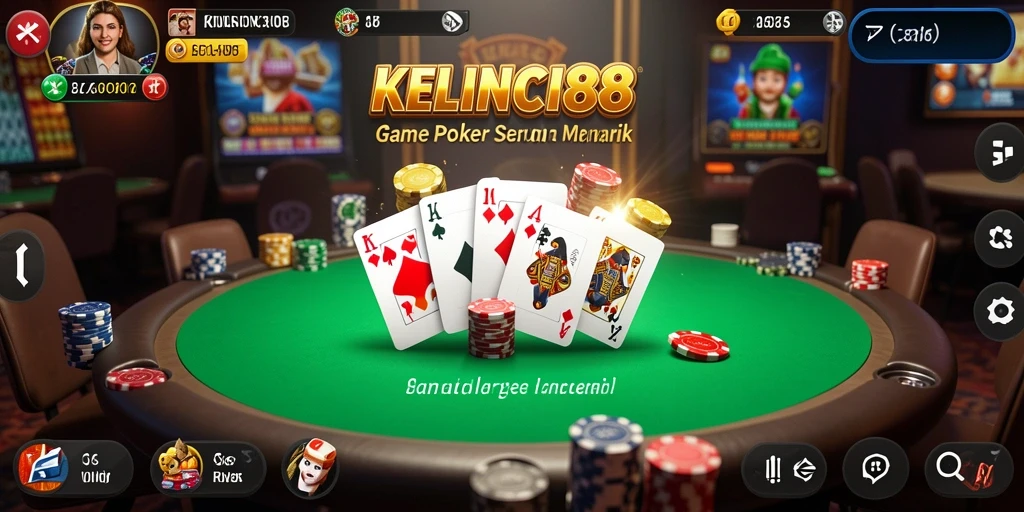 Screenshot gameplay KELINCI88 yang menampilkan aksi poker seru.