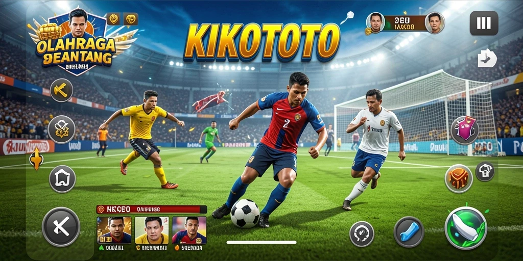 Tampilan gameplay KIKOTOTO yang penuh aksi dan seru.