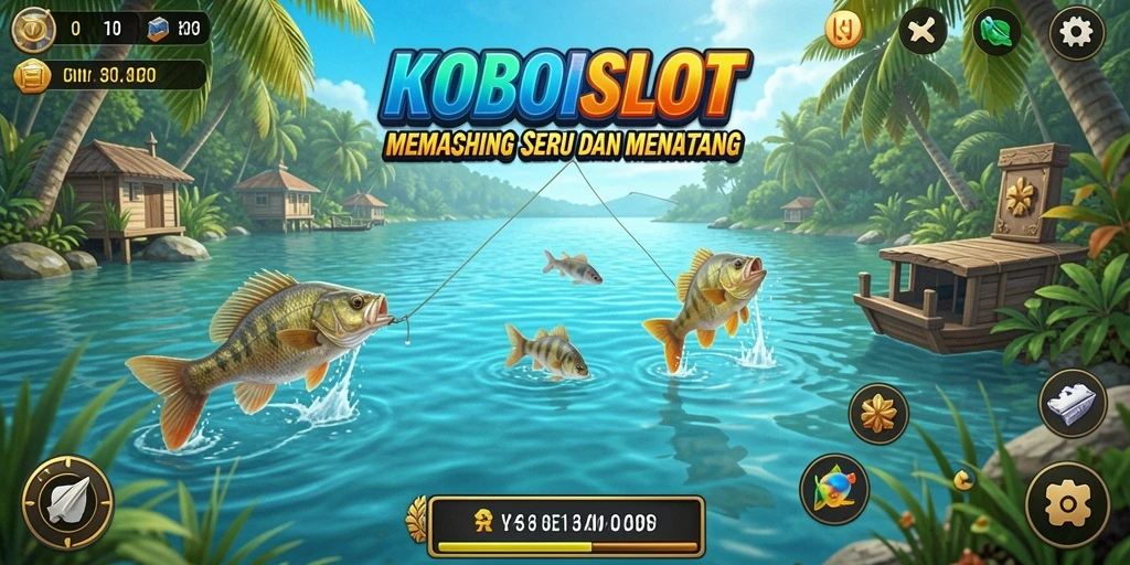 Tangkapan ikan yang menarik di dalam KOBOISLOT.