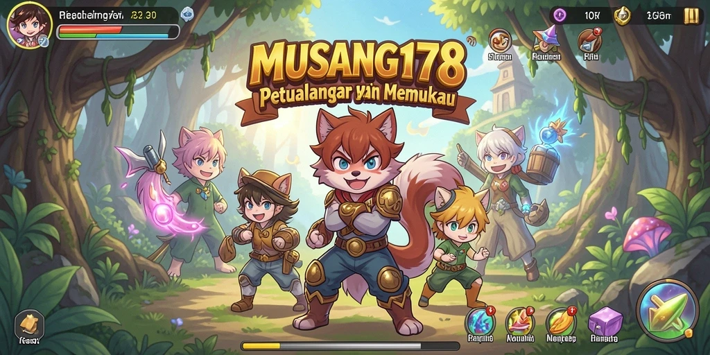 Screenshot dari gameplay <strong>MUSANG178</strong> yang menampilkan aksi karakter anime.