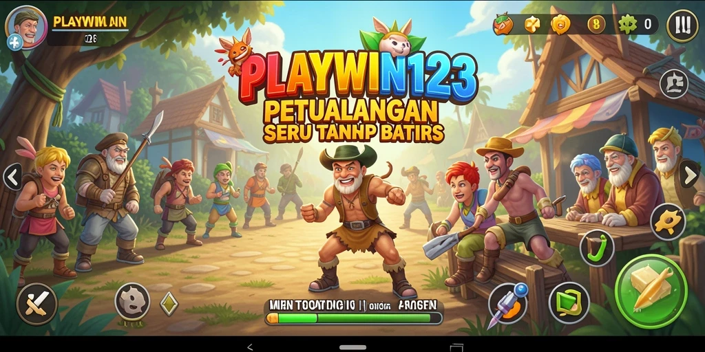 Screenshot menunjukkan aksi gameplay seru dalam dunia petualangan.
