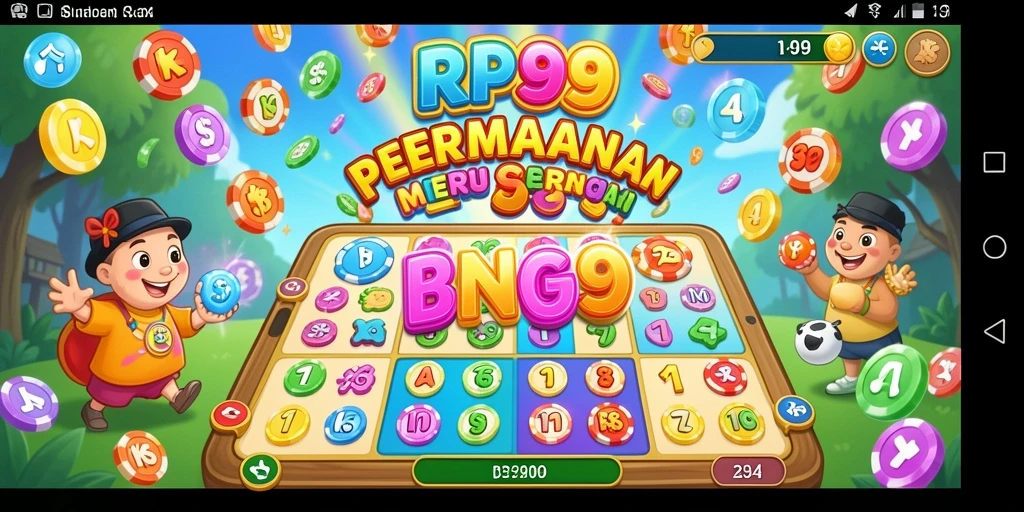 Screenshot gameplay Bingo di RP99 yang seru dan interaktif.