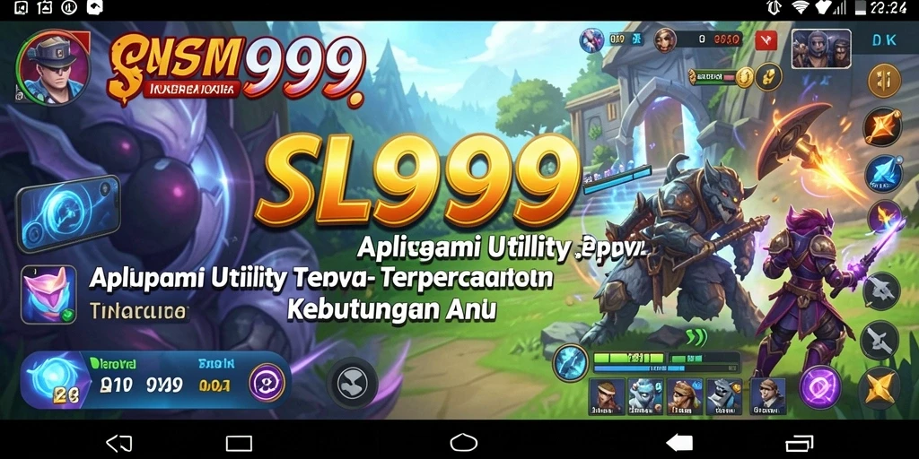Tampilan antarmuka aplikasi SL999 yang jelas dan modern.