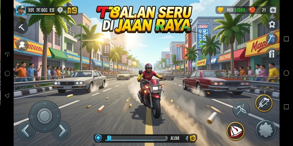 Screenshot utama TT789 menampilkan aksi balapan yang mendebarkan dan grafis yang memukau.