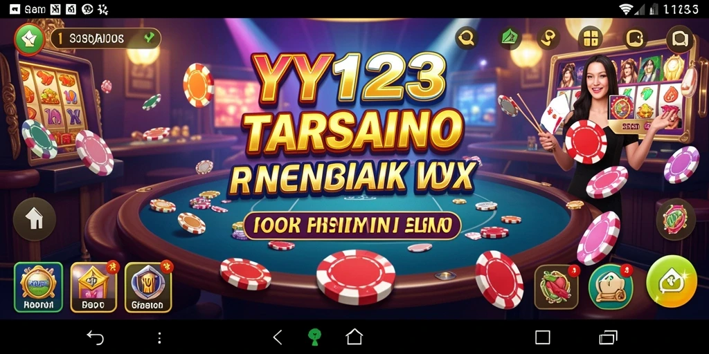 Screenshot YY123 menampilkan gameplay Kasino yang seru dan interaktif.